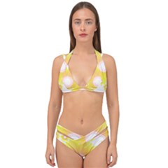 Sunflower Heart T- Shirt Sunflower Hearts, Sunflowers, Heart, Bloom T- Shirt Double Strap Halter Bikini Set by maxcute