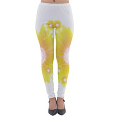 Sunflower Heart T- Shirt Sunflower Hearts, Sunflowers, Heart, Bloom T- Shirt Lightweight Velour Leggings by maxcute