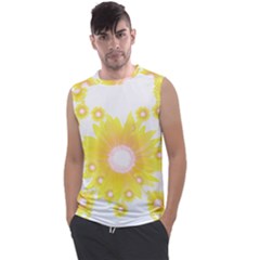 Sunflower Heart T- Shirt Sunflower Hearts, Sunflowers, Heart, Bloom T- Shirt Men s Regular Tank Top by maxcute