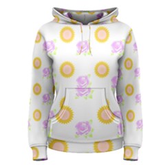 Sunflowers And Roses Pattern T- Shirt Sunflowers And Roses Pattern T- Shirt Women s Pullover Hoodie by maxcute