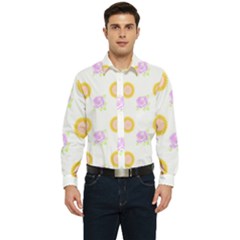 Sunflowers And Roses Pattern T- Shirt Sunflowers And Roses Pattern T- Shirt Men s Long Sleeve  Shirt by maxcute