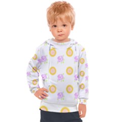 Sunflowers And Roses Pattern T- Shirt Sunflowers And Roses Pattern T- Shirt Kids  Hooded Pullover by maxcute