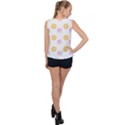 Sunflowers And Roses Pattern T- Shirt Sunflowers And Roses Pattern T- Shirt Bubble Hem Chiffon Tank Top View2