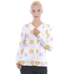 Sunflowers And Roses Pattern T- Shirt Sunflowers And Roses Pattern T- Shirt Casual Zip Up Jacket by maxcute