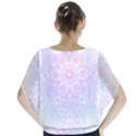 Symmetry T- Shirt Pastel Eye See You T- Shirt Batwing Chiffon Blouse View2