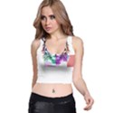 Tiger Face T- Shirttiger T- Shirt (2) Racer Back Crop Top View1