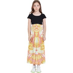 Tiger Face T- Shirttiger T- Shirt (3) Kids  Flared Maxi Skirt by maxcute