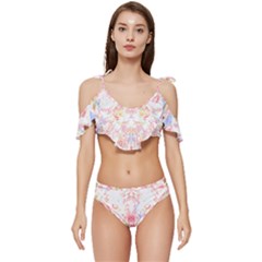 Tiger Face T- Shirttiger T- Shirt (5) Ruffle Edge Tie Up Bikini Set	