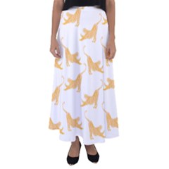 Tigers T- Shirt Golden Tigers T- Shirt Flared Maxi Skirt by maxcute