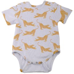 Tigers T- Shirt Golden Tigers T- Shirt Baby Short Sleeve Bodysuit by maxcute