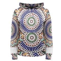 Tiles T- Shirttile Pattern, Moroccan Zellige Tilework T- Shirt Women s Pullover Hoodie by maxcute