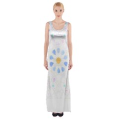 Tiles T- Shirtzellige Moroccan Mosaic Tilework T- Shirt Thigh Split Maxi Dress by maxcute