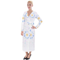 Tiles T- Shirtzellige Moroccan Mosaic Tilework T- Shirt Velvet Maxi Wrap Dress by maxcute