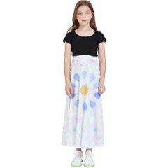 Tiles T- Shirtzellige Moroccan Mosaic Tilework T- Shirt Kids  Flared Maxi Skirt by maxcute