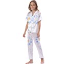 Tiles T- Shirtzellige Moroccan Mosaic Tilework T- Shirt Kids  Satin Short Sleeve Pajamas Set View1