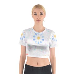 Tiles T- Shirtzellige Moroccan Mosaic Tilework T- Shirt Cotton Crop Top by maxcute