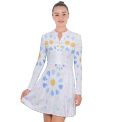 Tiles T- Shirtzellige Moroccan Mosaic Tilework T- Shirt Long Sleeve Panel Dress by maxcute