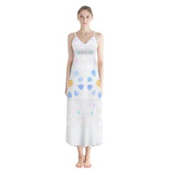 Tiles T- Shirtzellige Moroccan Mosaic Tilework T- Shirt Button Up Chiffon Maxi Dress by maxcute