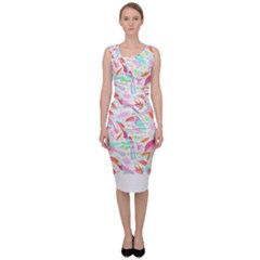 Toucan T- Shirt Toucan Pattern T- Shirt Sleeveless Pencil Dress by maxcute