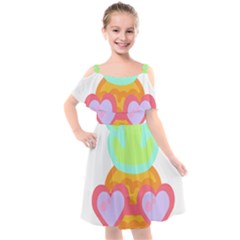 Tropical Fruit T- Shirt P I N E A P P L E A T S E A F U N N Y D E S I G N F O R W O M E N S T- Shirt Kids  Cut Out Shoulders Chiffon Dress by maxcute