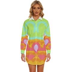 Tropical Fruit T- Shirt P I N E A P P L E A T S E A F U N N Y D E S I G N F O R W O M E N S T- Shirt Womens Long Sleeve Shirt Dress