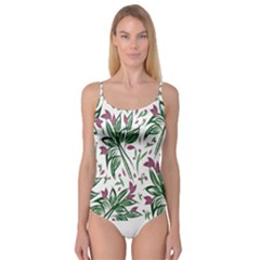 Tropical Island T- Shirt Pattern Love Collection 2 Camisole Leotard  by maxcute