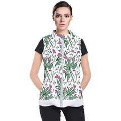 Tropical Island T- Shirt Pattern Love Collection 2 Women s Puffer Vest by maxcute