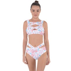 Tropical Island T- Shirt Pattern Love Collection T- Shirt Bandaged Up Bikini Set  by maxcute