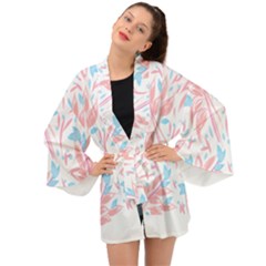 Tropical Island T- Shirt Pattern Love Collection T- Shirt Long Sleeve Kimono by maxcute