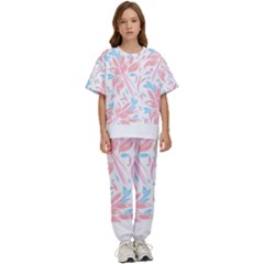 Tropical Island T- Shirt Pattern Love Collection T- Shirt Kids  Tee And Pants Sports Set by maxcute