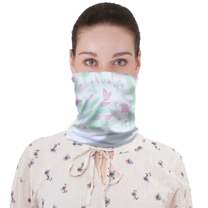 Tropical Island T- Shirt Pattern Love Collection Face Covering Bandana (Adult)