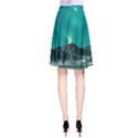 Blue And Green Sky And Mountain A-Line Skirt View2