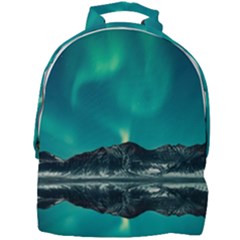 Blue And Green Sky And Mountain Mini Full Print Backpack