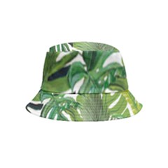 Tropical Jungle Leaf T- Shirt J U N G L E T R O P I C A L P A T T E R N T- Shirt Bucket Hat (kids) by maxcute