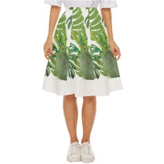 Tropical Jungle Leaf T- Shirt J U N G L E T R O P I C A L P A T T E R N T- Shirt Classic Short Skirt by maxcute