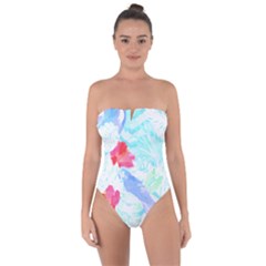 Tropical T- Shirt Tropical Attractive Forest T- Shirt Tie Back One Piece Swimsuit by maxcute