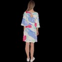 Tropical T- Shirt Tropical Attractive Forest T- Shirt Velour Kimono Dress View4