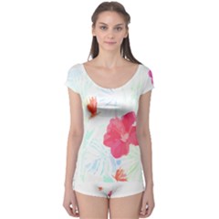 Tropical T- Shirt Tropical Beautiful Meadow T- Shirt Boyleg Leotard  by maxcute