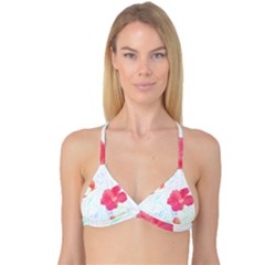 Tropical T- Shirt Tropical Beautiful Meadow T- Shirt Reversible Tri Bikini Top by maxcute