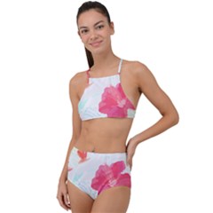 Tropical T- Shirt Tropical Beautiful Meadow T- Shirt High Waist Tankini Set by maxcute