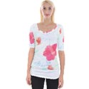 Tropical T- Shirt Tropical Beautiful Meadow T- Shirt Wide Neckline Tee View1