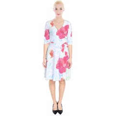 Tropical T- Shirt Tropical Beautiful Meadow T- Shirt Wrap Up Cocktail Dress by maxcute