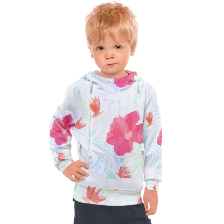 Tropical T- Shirt Tropical Beautiful Meadow T- Shirt Kids  Hooded Pullover