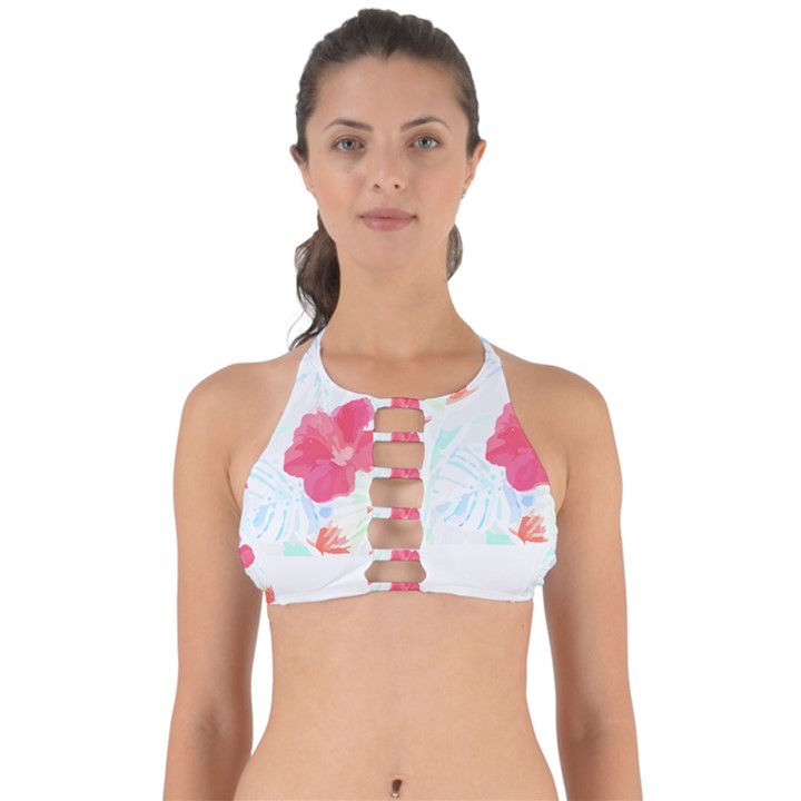 Tropical T- Shirt Tropical Beautiful Meadow T- Shirt Perfectly Cut Out Bikini Top