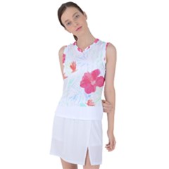 Tropical T- Shirt Tropical Beautiful Meadow T- Shirt Women s Sleeveless Sports Top by maxcute