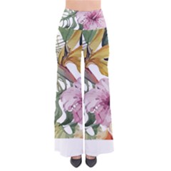 Tropical T- Shirt Tropical Bloom Decor T- Shirt So Vintage Palazzo Pants by maxcute