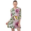 Tropical T- Shirt Tropical Bloom Decor T- Shirt Mini Skater Shirt Dress View1