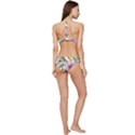 Tropical T- Shirt Tropical Bloom Decor T- Shirt Banded Triangle Bikini Set View4