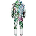 Tropical T- Shirt Tropical Bloom Wool Flowers T- Shirt Hooded Jumpsuit (Men) View2