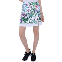 Tropical T- Shirt Tropical Bloom Wool Flowers T- Shirt Tennis Skirt